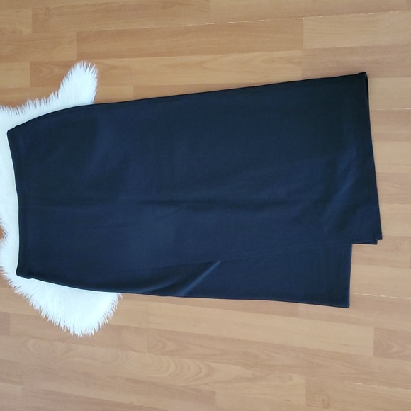 Betabrand the sassiest pants skirt overlay ponte black medium long - Picture 9 of 10